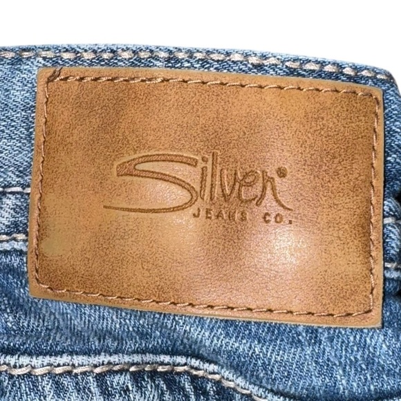 Silvers Craig Men’s W34/L30 Blue Wide Leg Faded 99% Cotton Mid Rise Denim - Picture 6 of 7